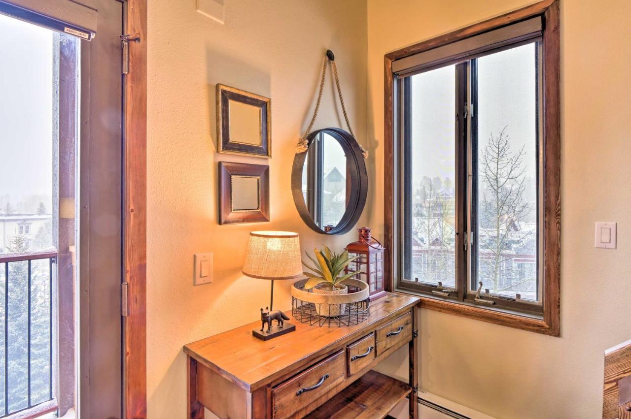 Cozy Breckenridge Condo At Base Of Peak 9! Exterior foto